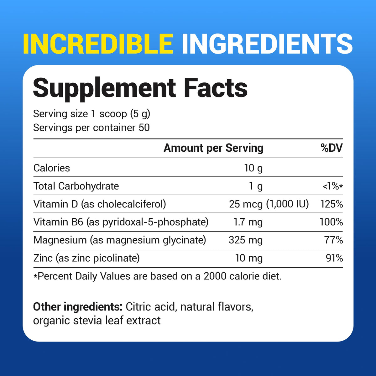 Dr. Berg Magnesium Glycinate Powder for Sleep, Relaxation, & Stress Relief - Now Includes Vitamin D3 & Zinc - Delicious Raspberry & Lemon Flavor (50 Servings) Magnesium Powder - Magnesium Drink Powder - OmniHealth US