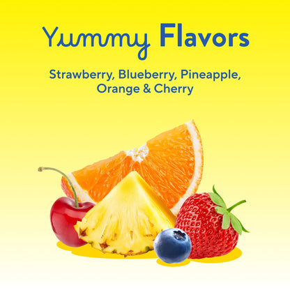 L'il Critters Gummy Vites Daily Kids Multivitamins Assorted Fruit Flavors for Ages 2+ Toddlers & Kids, Gummy Vitamin with Vitamin C and D - OmniHealth US