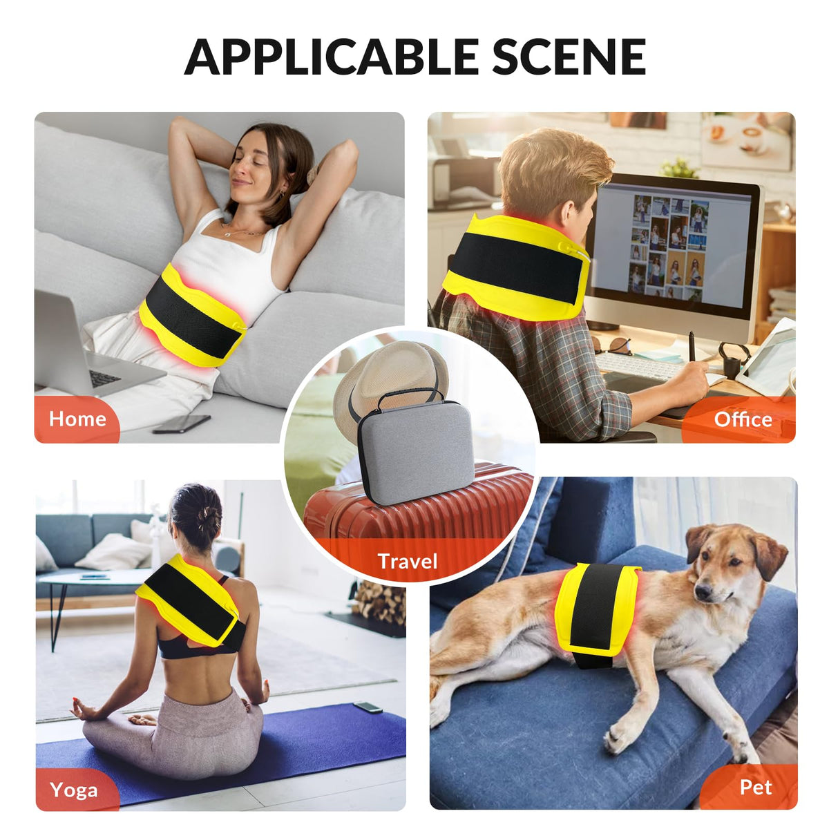 Fimem Red Light Therapy Belt 660nm 850nm 940nm, Red Light Therapy Device for Back, Infrared Light Therapy FimemBuy Supplements Australia