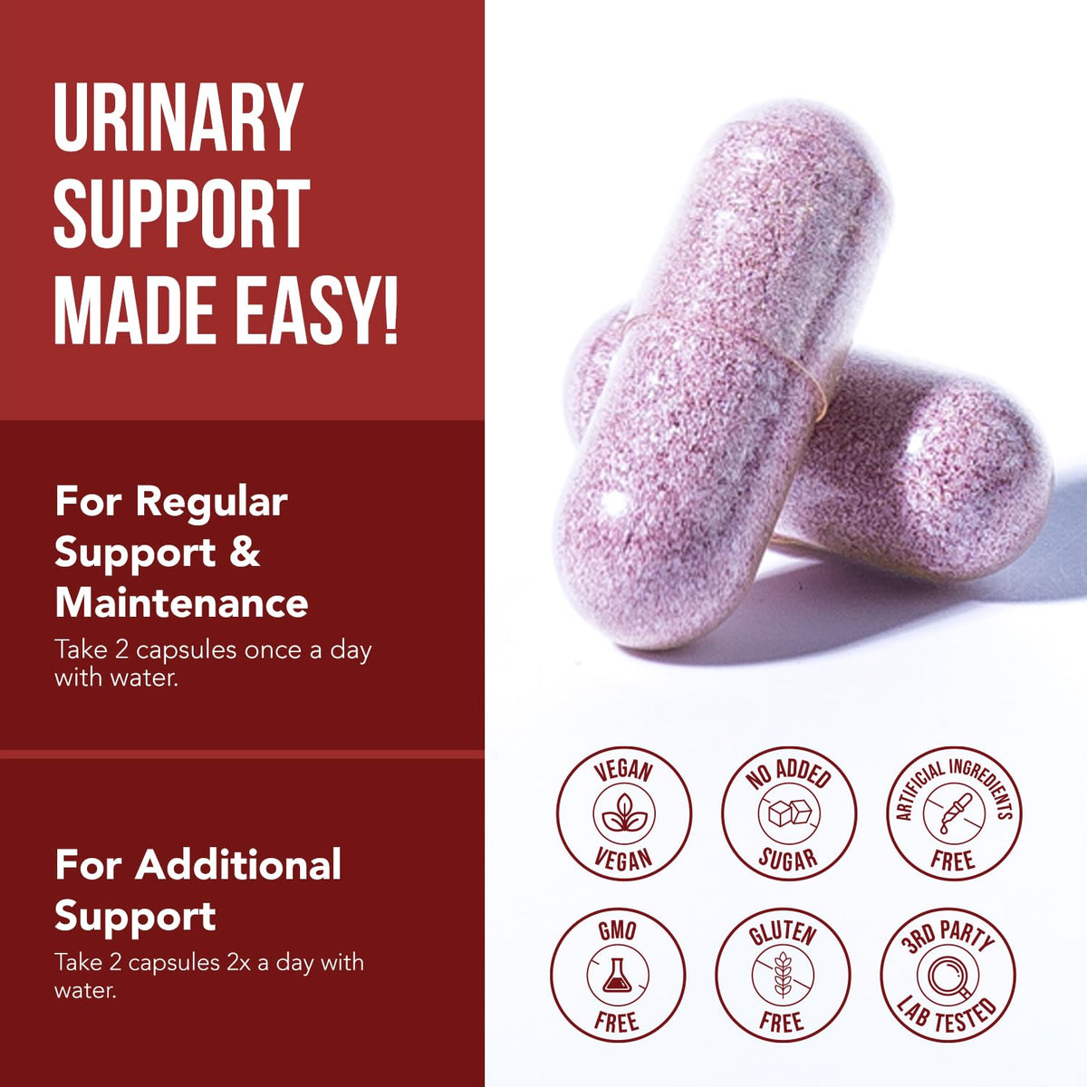 CranEaze®: Cranberry Juice Extract Plus D-Mannose – 36 mg PAC, 100% Soluble PAC - Supports Urinary Tract Health – Most Effective Cranberry Pills for Women, OmniHealth US