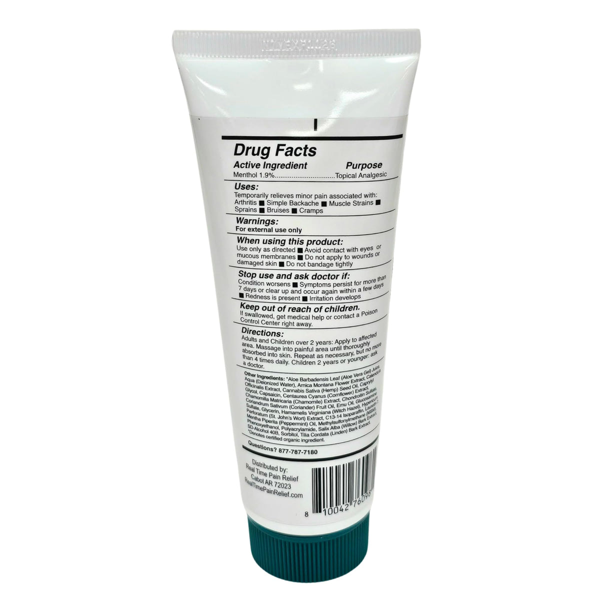 Real Time Pain Relief MAXX Plus - 5oz Tube | Intensive Formula with 19 Natural Ingredients Including Hemp Oil | Fast-Acting Relief for Muscle Pain, Arthritis, Backaches, and More Real Time Pain ReliefBuy Supplements Australia