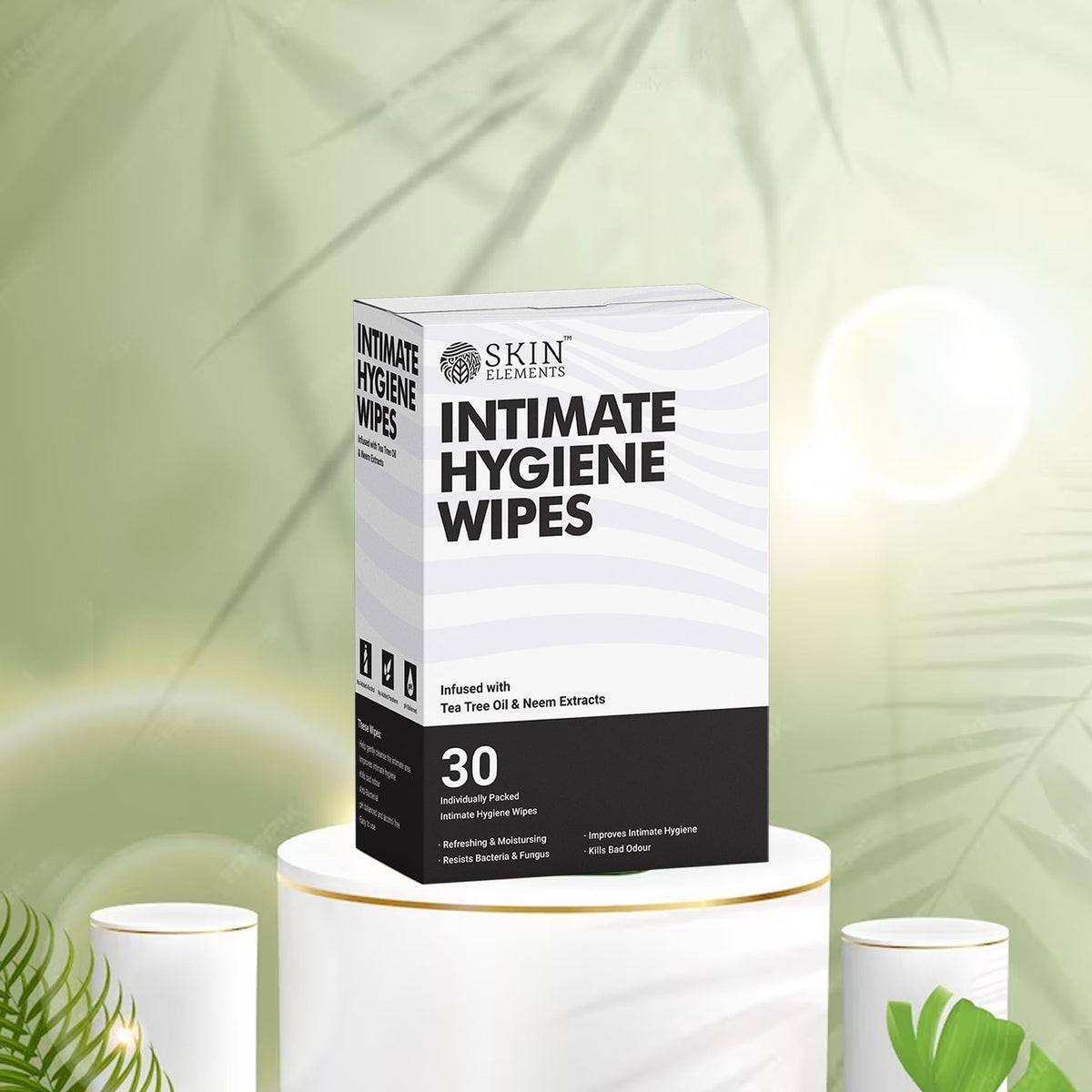 Skin Elements Intimate Hygiene Wipes | pH Balanced Wipes with Tea Tree Oil | Avoids Itching and Bad Odor Skin ElementsBuy Supplements Australia