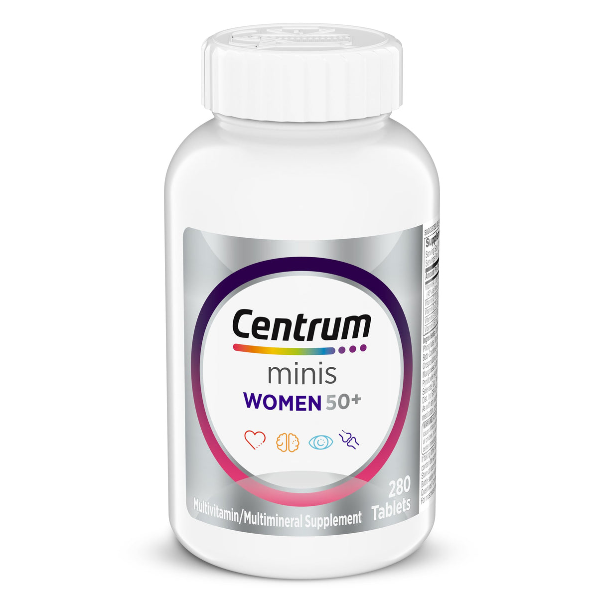 Centrum Minis Silver Women's Multivitamin for Women 50 Plus, Multimineral Supplement with Vitamin D3, B Vitamins, Non-GMO Ingredients - OmniHealth US