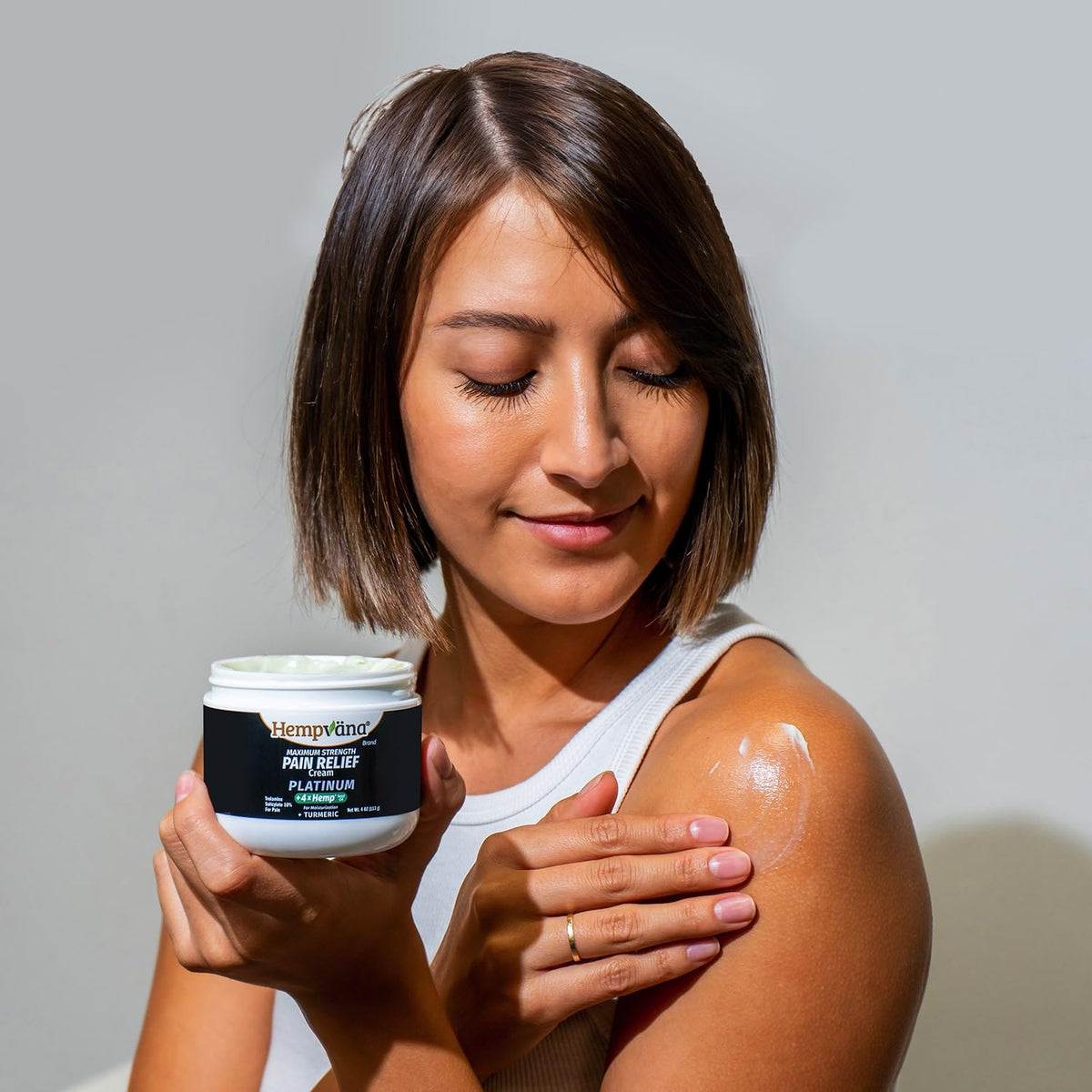 Hempvana Platinum Maximum Strength Relief Cream 4X Hemp for Muscles, Joints, Back, Knees, Shoulders, Neck, Elbows, Hands, Feet. AS SEEN ON TV. Odor-Free, Non-Greasy, Quickly Absorbs, 4X More Hemp HempvanaBuy Supplements Australia