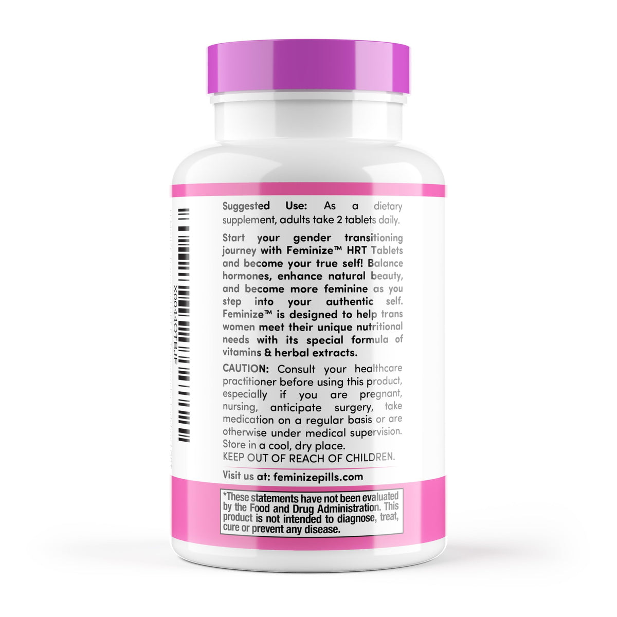 FEMINIZE Transcend HRT Pills for Estrogen - Potent HRT Estrogen Complex - Big Breats Soft Skin Feminizer FEMINIZEBuy Supplements Australia