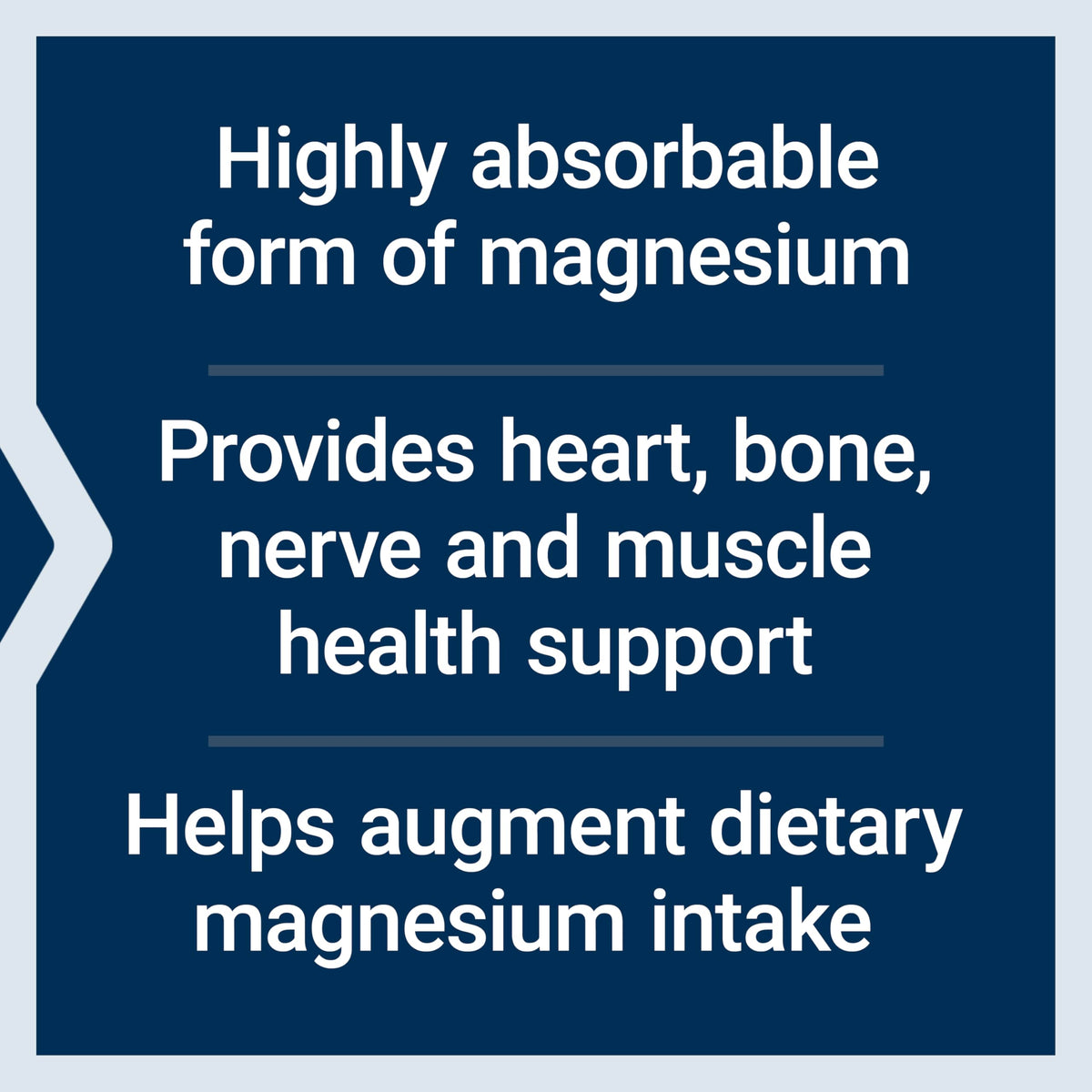 Life Extension Magnesium Glycinate, Heart Health, Bone Health, Nerve and Muscle Support, Highly absorbable, Gluten-Free, Non-GMO - OmniHealth US