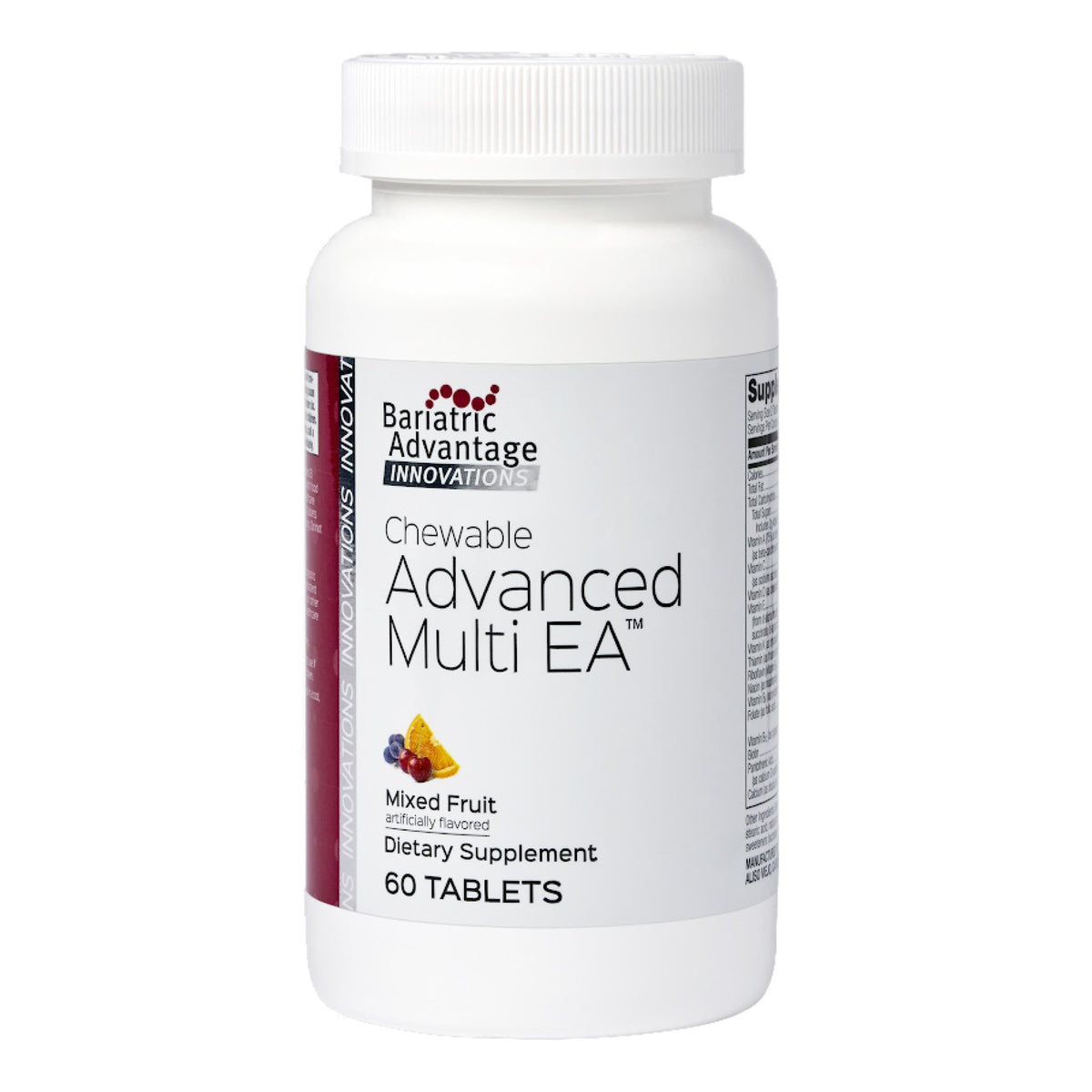 Bariatric Advantage Chewable Advanced Multi EA - High Potency Daily Multivitamin with Iron for Bariatric Surgery Patients - OmniHealth US