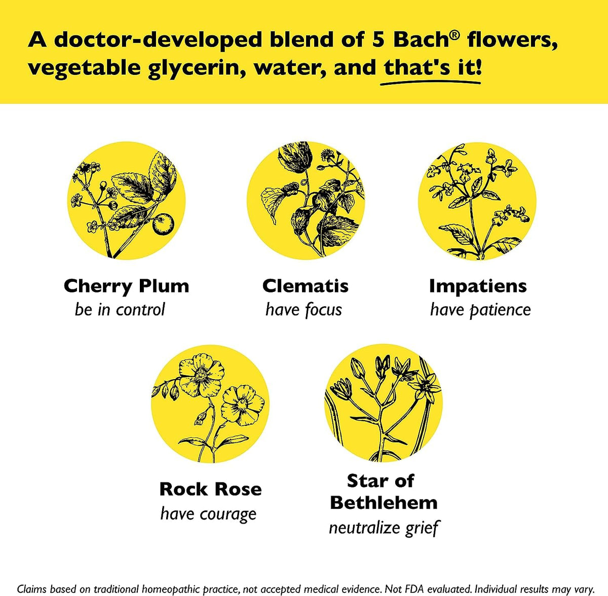 Bach RESCUE Remedy Dropper 20mL Bundle, Non-Alcohol Formula, Natural Stress Relief, Homeopathic RESCUEBuy Supplements Australia