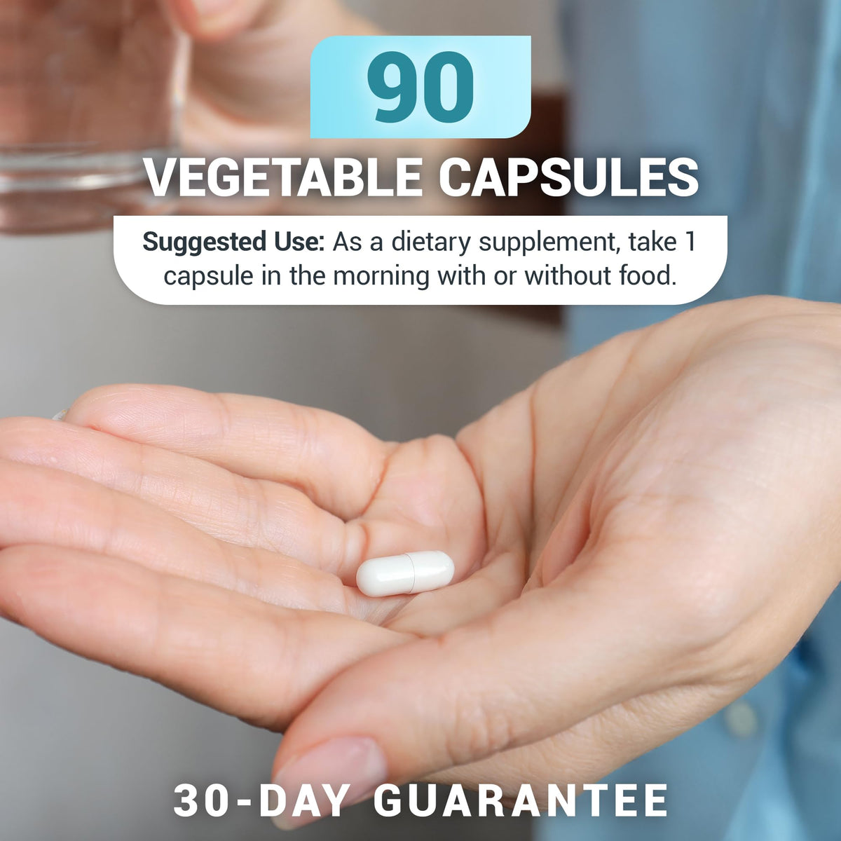 Dr. Berg Sea Kelp Enhanced Iodine - 200 mcg of Premium Iodine - Seaweed Blend Includes Klamath Blue-Green Algae & Sea Kelp - 90 Capsules - OmniHealth US