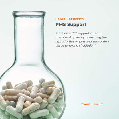 PreMense-T - PMS Relief Supplement - Ginger, Cramp Bark, Black Cohosh, Dong Quai, Chasteberry & Vitamin B6 LifeSeasonsBuy Supplements Australia