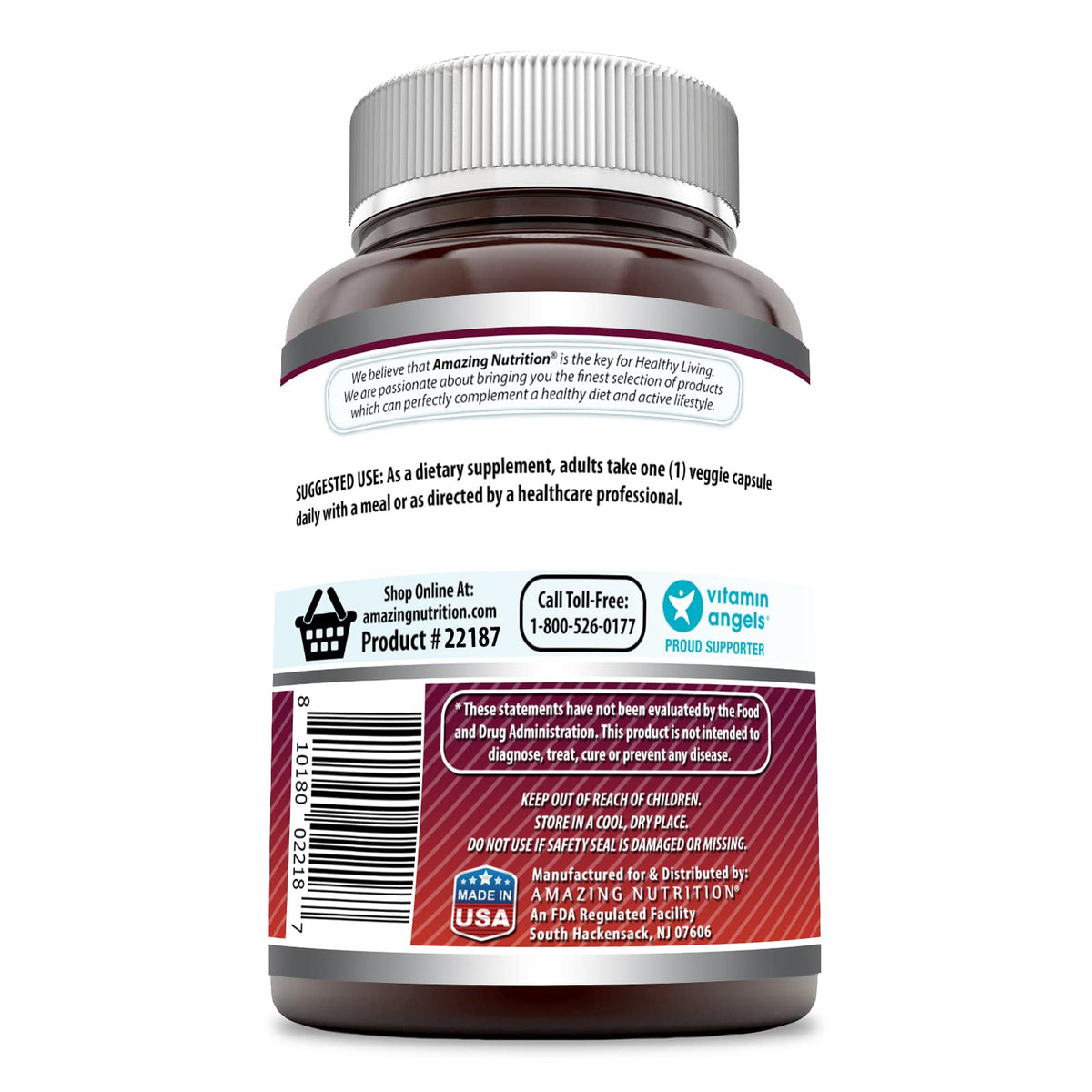 Amazing Formulas Quercetin 500mg 120 Veggie Capsules Supplement - Non-GMO - Gluten Free - Supports Overall Health & Well Being - OmniHealth US