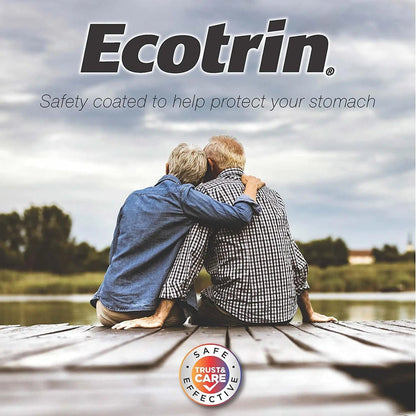 Ecotrin Low Strength Safety Coated Aspirin | NSAID | 81mg | 365 Tablets EcotrinBuy Supplements Australia