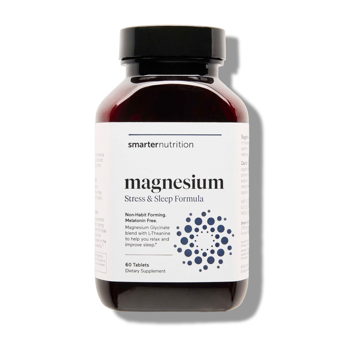 Smarter Nutrition Magnesium Complex - Chelated Magnesium Glycinate with Citrate, Malate and L-Theanine for Sleep, Muscle Relaxation and Stress Support - OmniHealth US