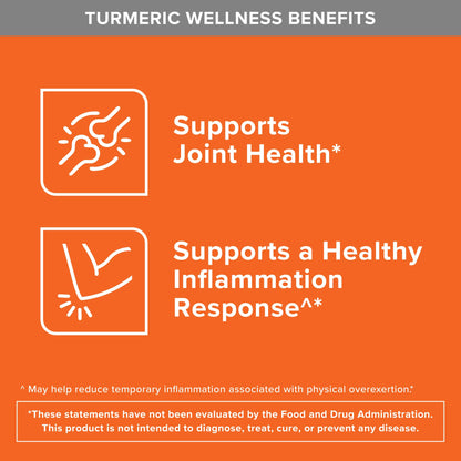 Qunol Turmeric Curcumin with Black Pepper & Ginger, 2400mg Turmeric Extract with 95% Curcuminoids, Extra Strength Supplement - OmniHealth US