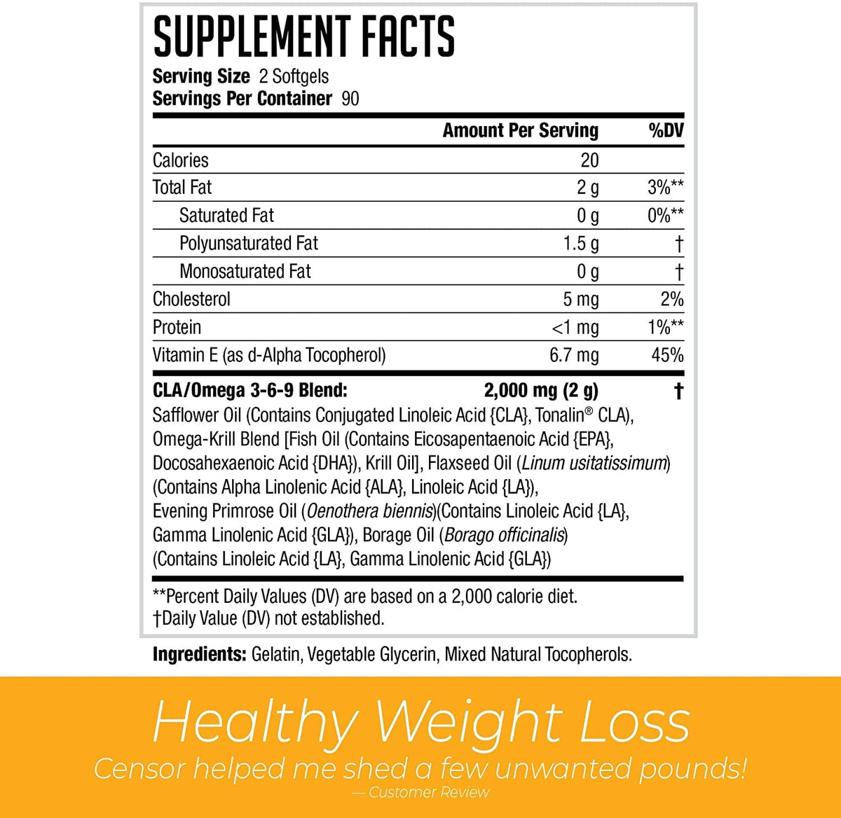Censor NDS Nutrition Fat Loss and Body Toner with CLA, Fish Oil, Safflower and Omega 3-6-9 Blend CensorBuy Supplements Australia
