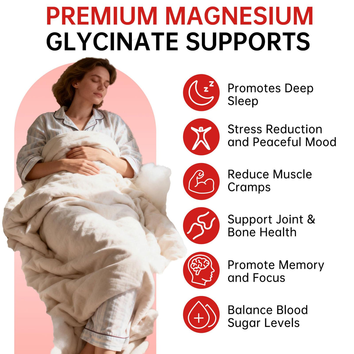 Magnesium Glycinate Gummies 500mg – Sugar Free Magnesium Gummies for Sleep, Stress, Muscle & Nerve Support – for Adults & Kids 4+, Vegan, No Melatonin - OmniHealth US