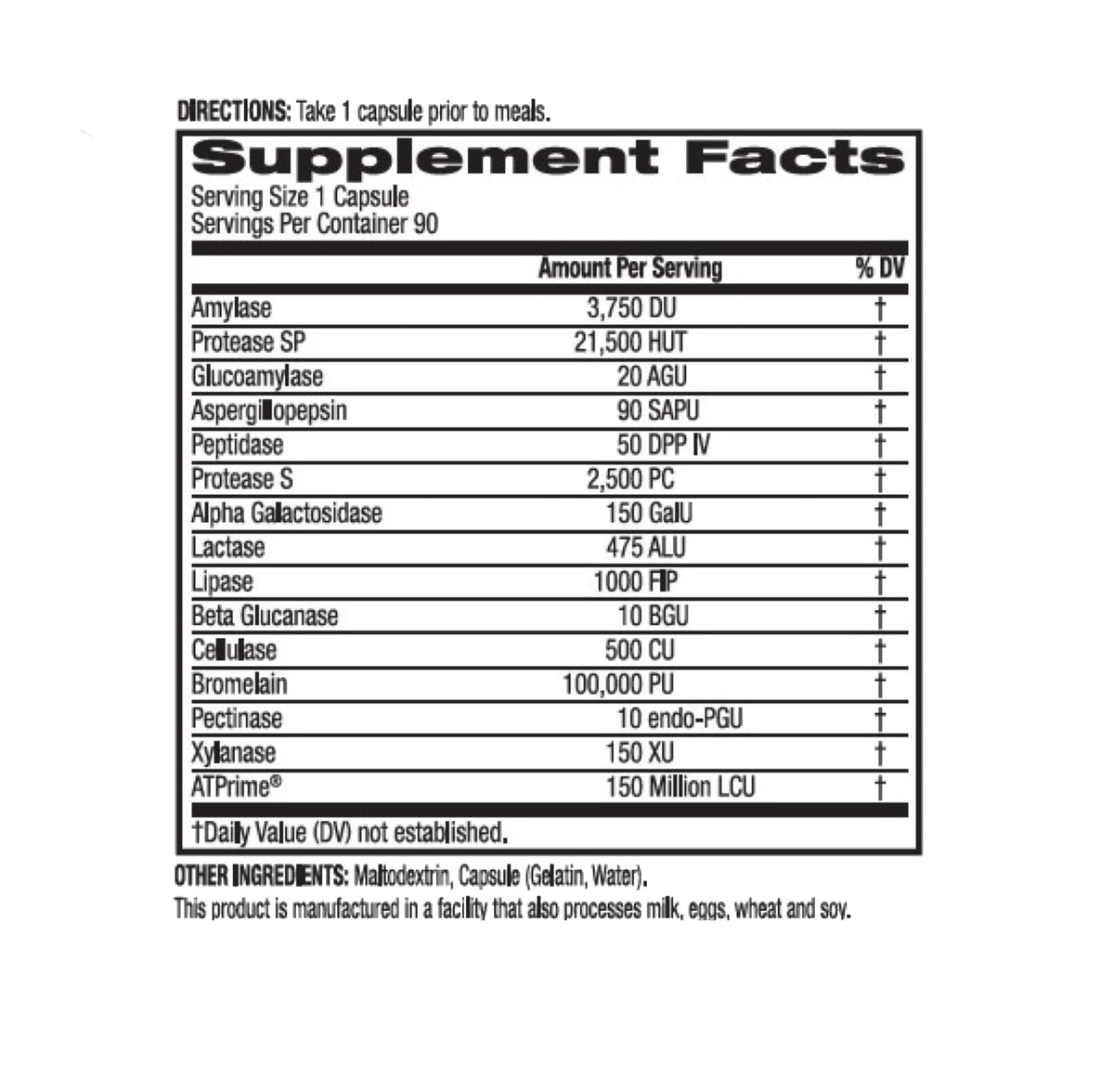 BioTrust AbsorbMax Broad Spectrum Digestive Enzyme Blend, Gluten Free, Non GMO, Digestive Support for Nutrient Digestion, Absorption and Periodic - OmniHealth US