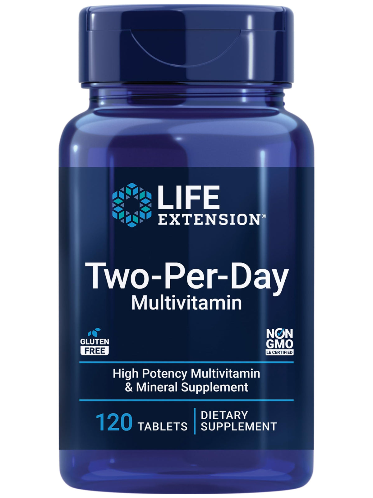 Life Extension Two-Per-Day Multivitamin - Packed with Over 25 Vitamins, Minerals & Extracts -Vitamins B6, C, D - Zinc - Two-Month Supply - OmniHealth US
