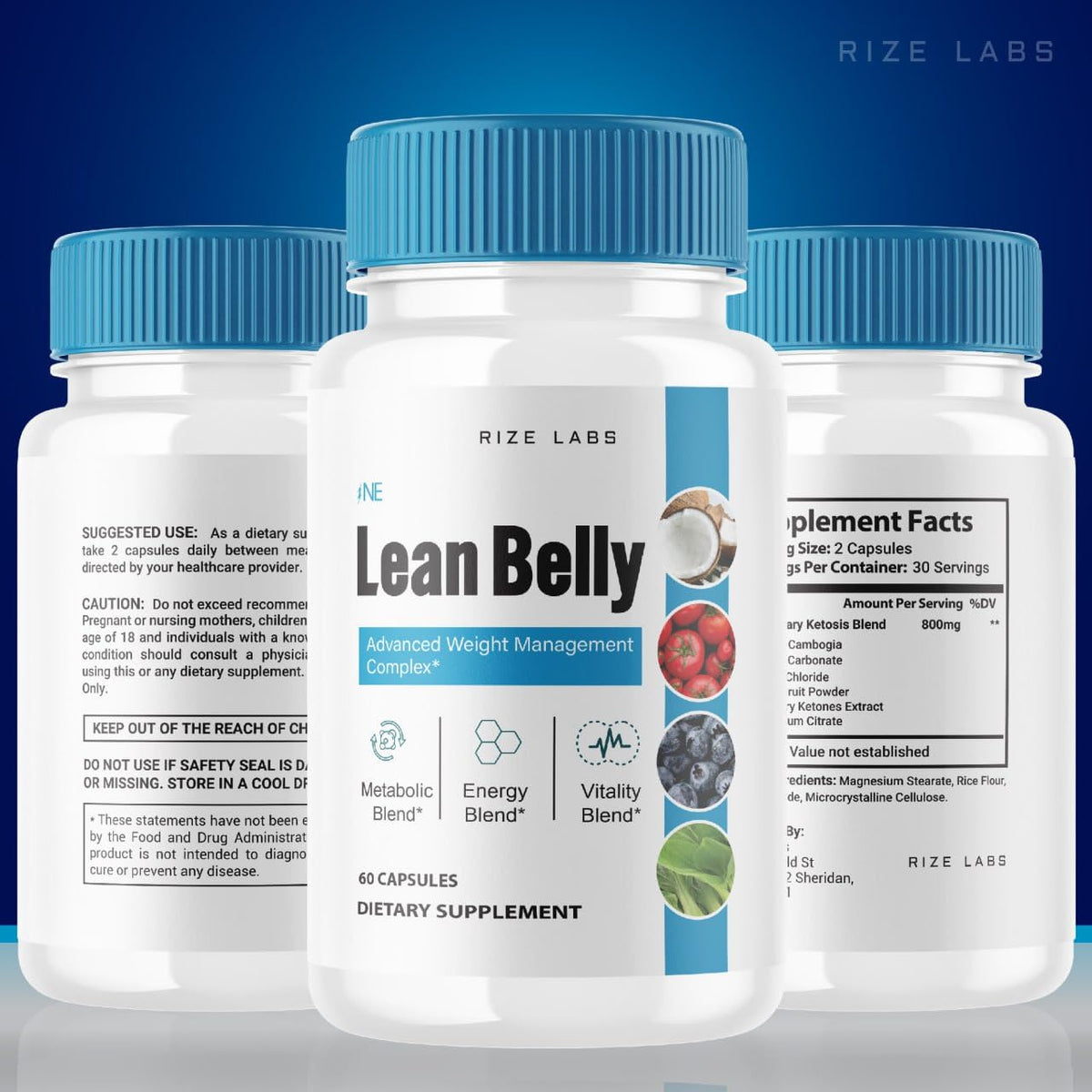 (2 Pack) Ikaria Lean Belly Juice Capsules for Weight Loss - IkariaLeanBelly Advanced rize labsBuy Supplements Australia