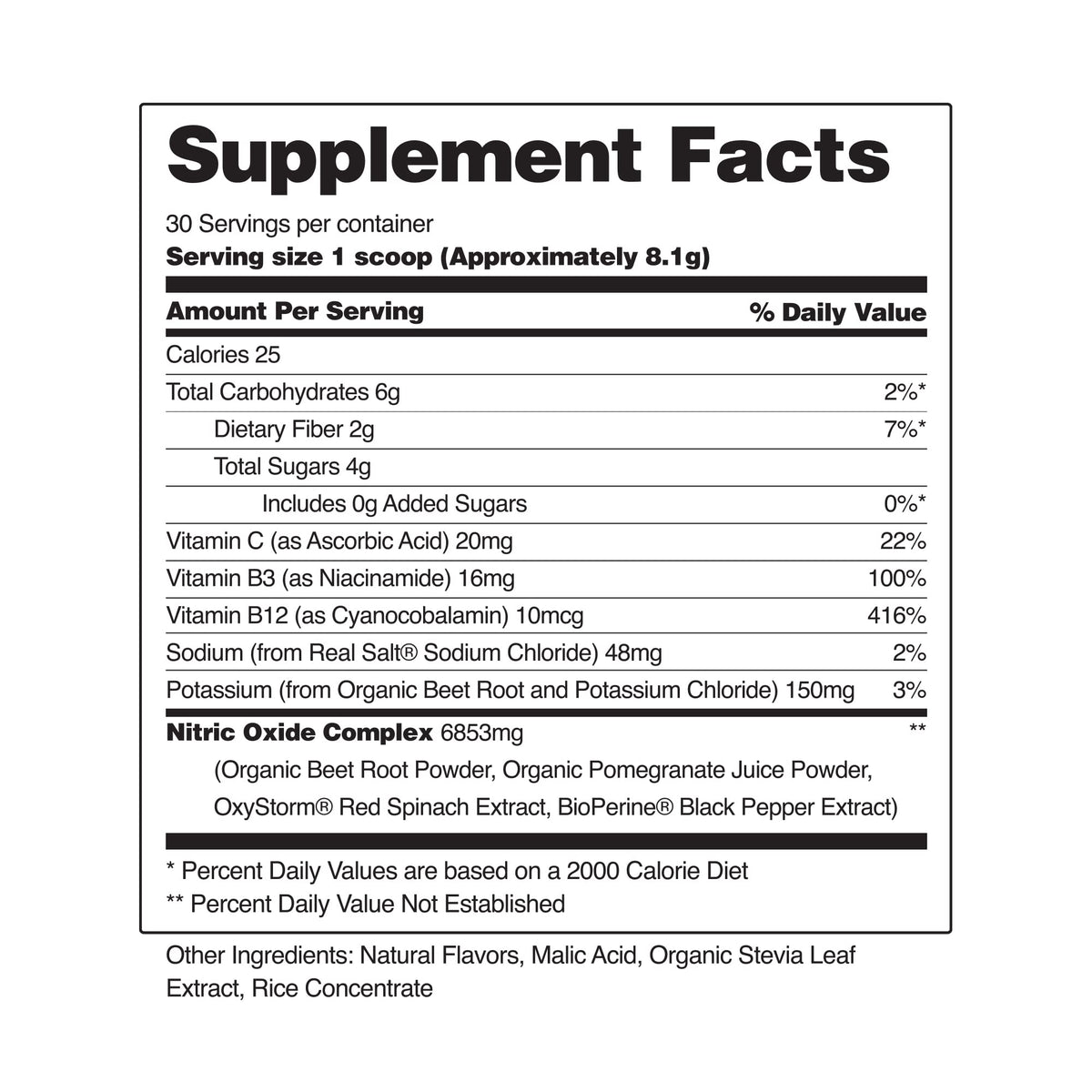 Snap Supplements USDA Organic Beet Root Powder, 3-in-1 Nitric Oxide Supplement, Support Healthy Blood Circulation, 250g (30 Servings, Apple)