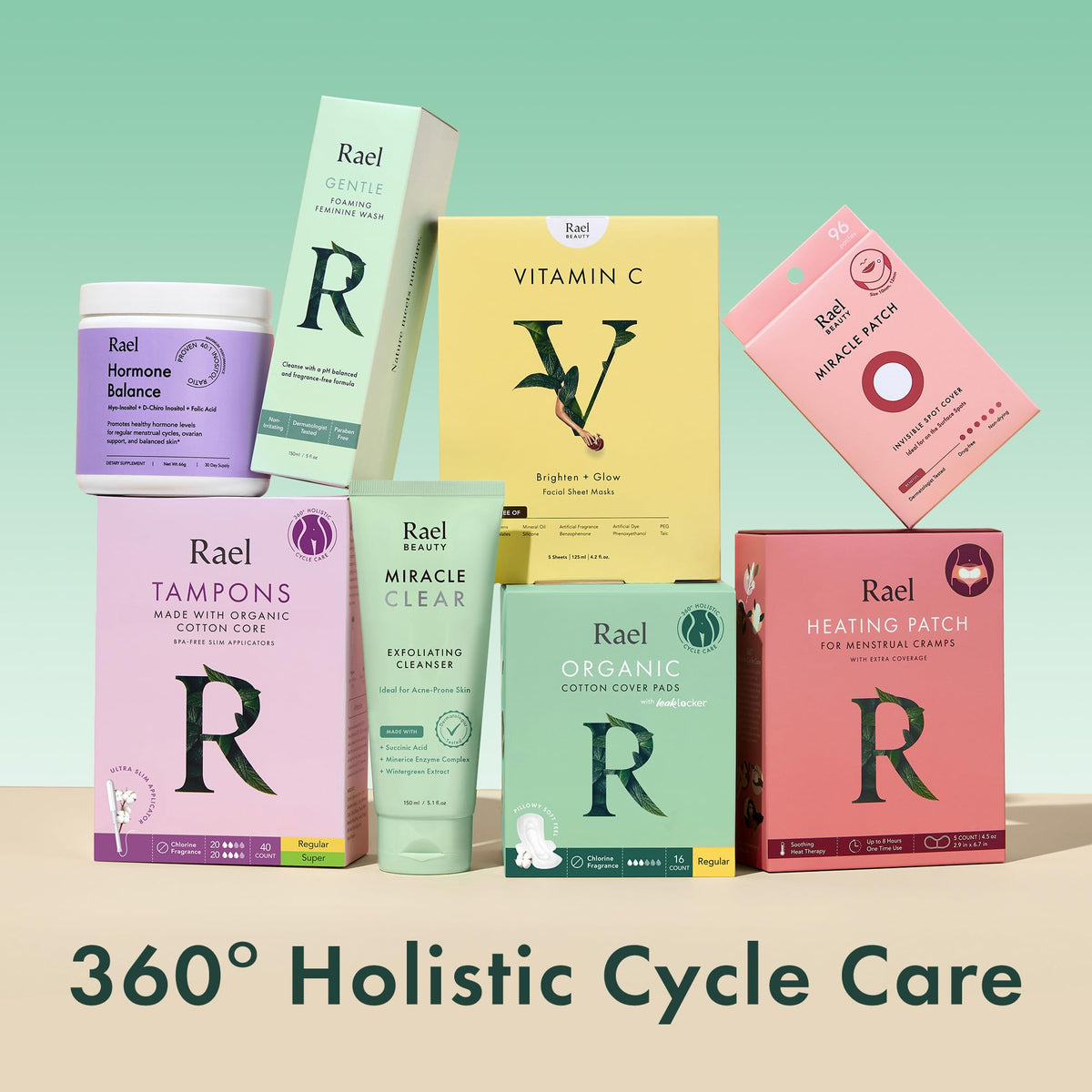 Rael Pads for Women, Organic Cotton Cover - Period Pads with Wings, Sanitary Napkins, Heavy RaelBuy Supplements Australia
