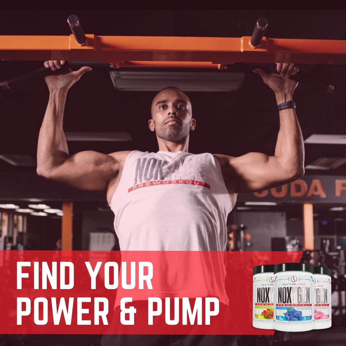 Purus Labs NOXYGEN PREWORKOUT Powder, 30 Servings (Strawberry Candy)