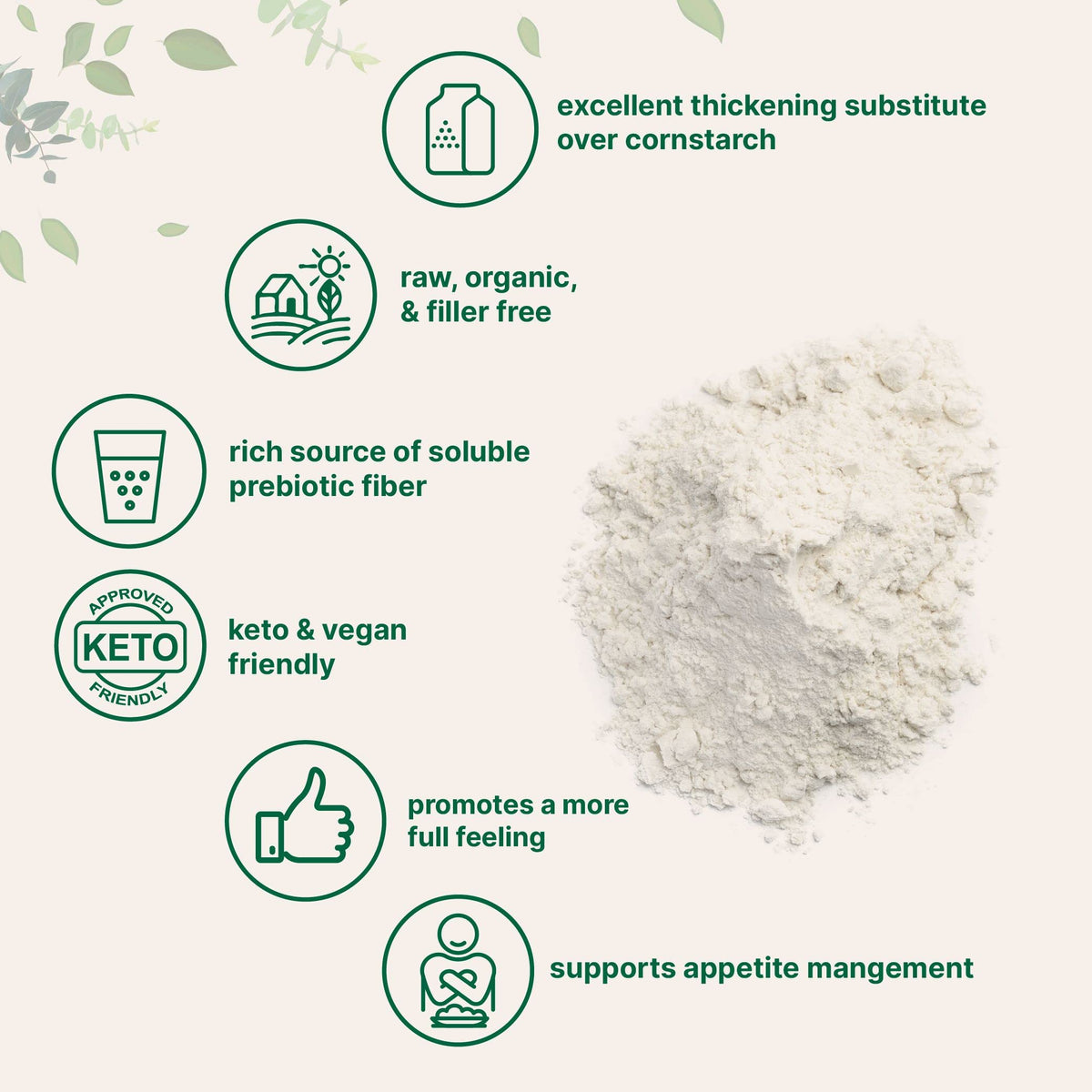 Organic Glucomannan Konjac Root Powder (Konjac Gel Powder), 10 Ounce, Soluble Fiber & Prebiotics Micro IngredientsBuy Supplements Australia