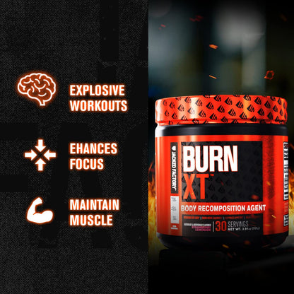 Burn-XT Powder for Men & Women - Improve Focus & Increase Energy Jacked FactoryBuy Supplements Australia