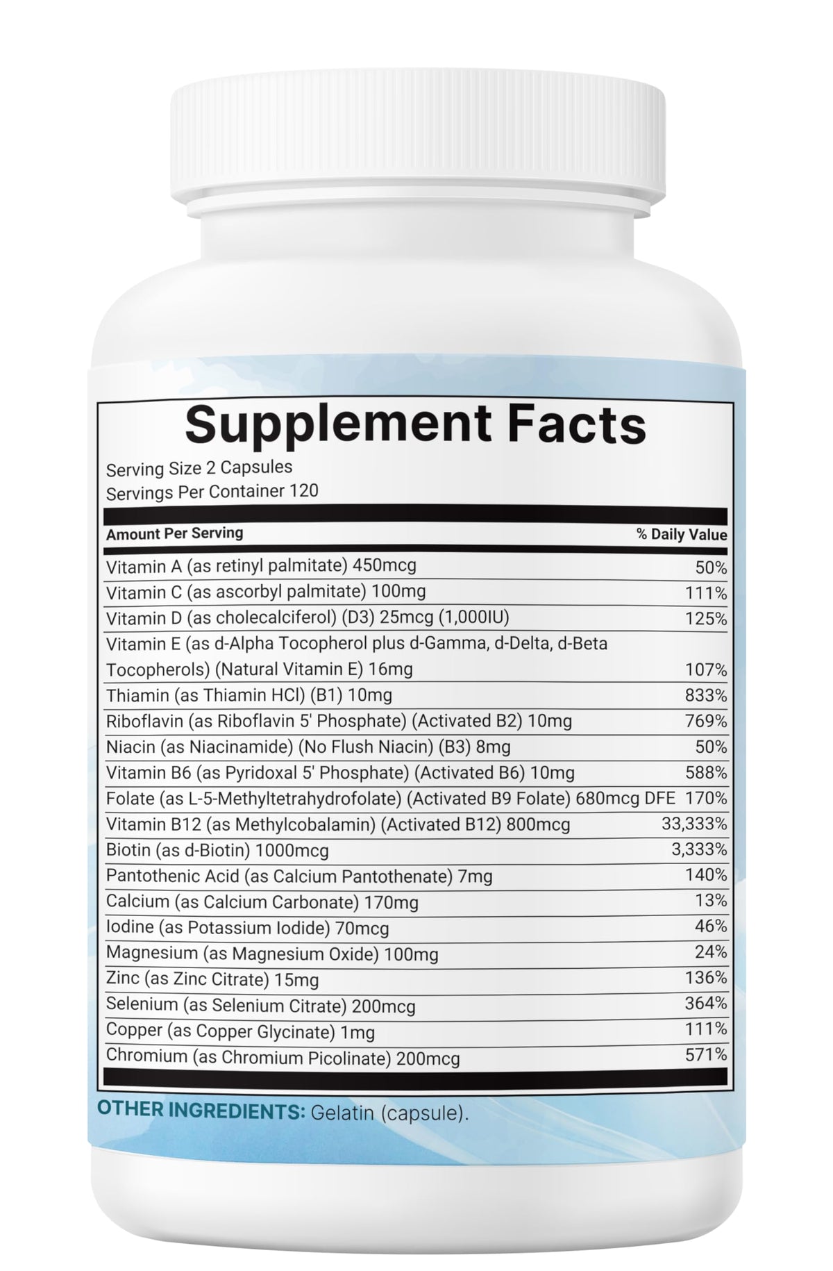 Micro Ingredients Pure Methylated Multivitamin, 240 Capsules | 19-in-1 Formula with Vitamins C, D, B12, Folate, Magnesium, Zinc & More | Micro IngredientsBuy Supplements Australia