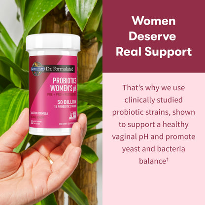 Garden of Life Dr Formulated Once Daily 3-in-1 Complete Prebiotics, Postbiotics & Probiotics for Women, PRE + PRO + POSTBIOTIC Supplement for Women’s Digestive - OmniHealth US