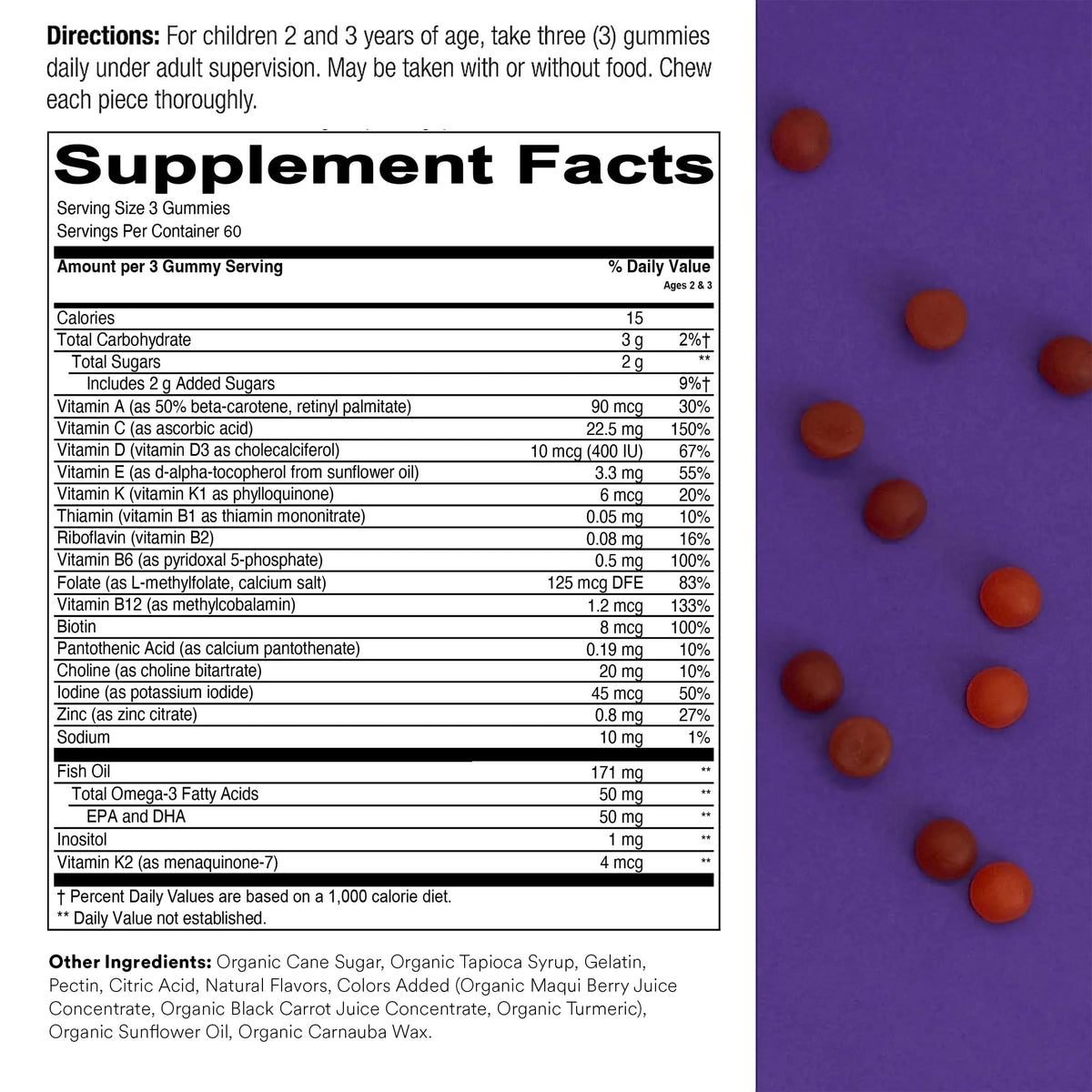 SmartyPants Toddler Multivitamin Gummies: Omega 3 Fish Oil (EPA/DHA), Vitamin D3, C, Vitamin B12, B6 & Women's Multivitamin Gummies: Omega 3 Fish Oil (EPA/DHA), Methylfolate, CoQ10, Vitamin D SmartyPantsBuy Supplements Australia