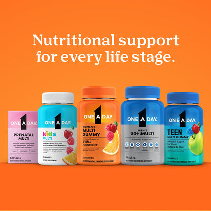 One A Day Multivitamin for Women 50 and Over Tablets, Womens Multivitamin 50 plus with Vitamins D, C, E, Zinc & Biotin, Daily Vitamins ONE A DAYBuy Supplements Australia