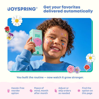 JoySpring LingoLeap – Liquid Kids Formula with Zeolite Clinoptilolite, Methylated B12 & Vitamin D3 | Gentle Daily Support for Kids’ Wellness - OmniHealth US