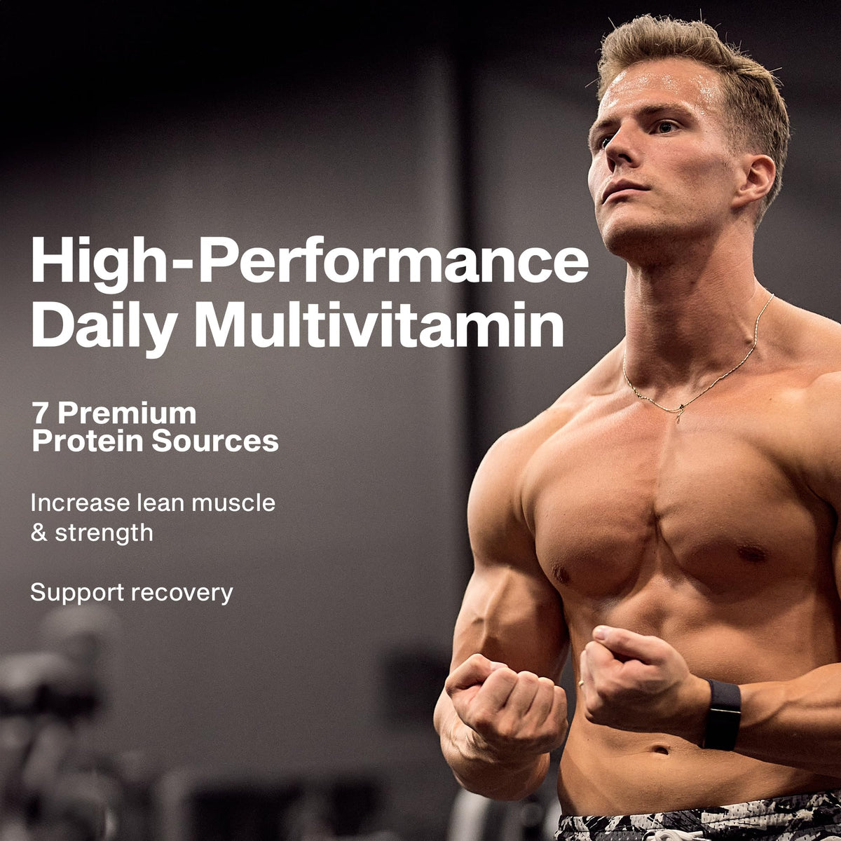 MuscleTech Platinum Multivitamins for Men & Women - Multi-Vitamin Supplement for Immune Support - 18 Vitamins & Minerals, Vitamin A C D E B6 B12 - OmniHealth US
