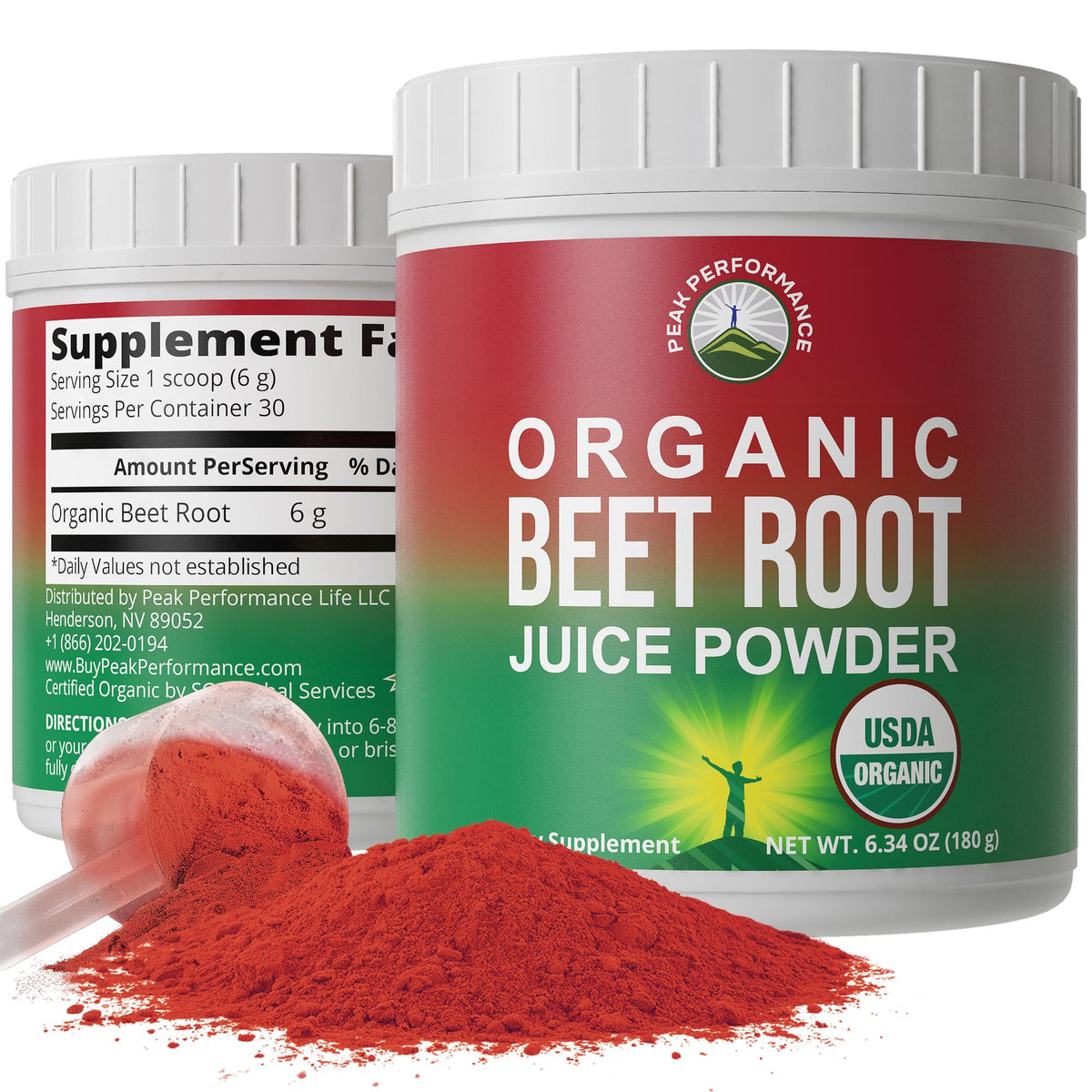 Organic Beet Root Powder - Ultra High Purity Super Food Beets Juice Powder. 100% Pure Nitric Oxide Boosting Beetroot Supplement. Keto, Paleo, Vegan Reds Superfood Rich in Polyphenols - OmniHealth US