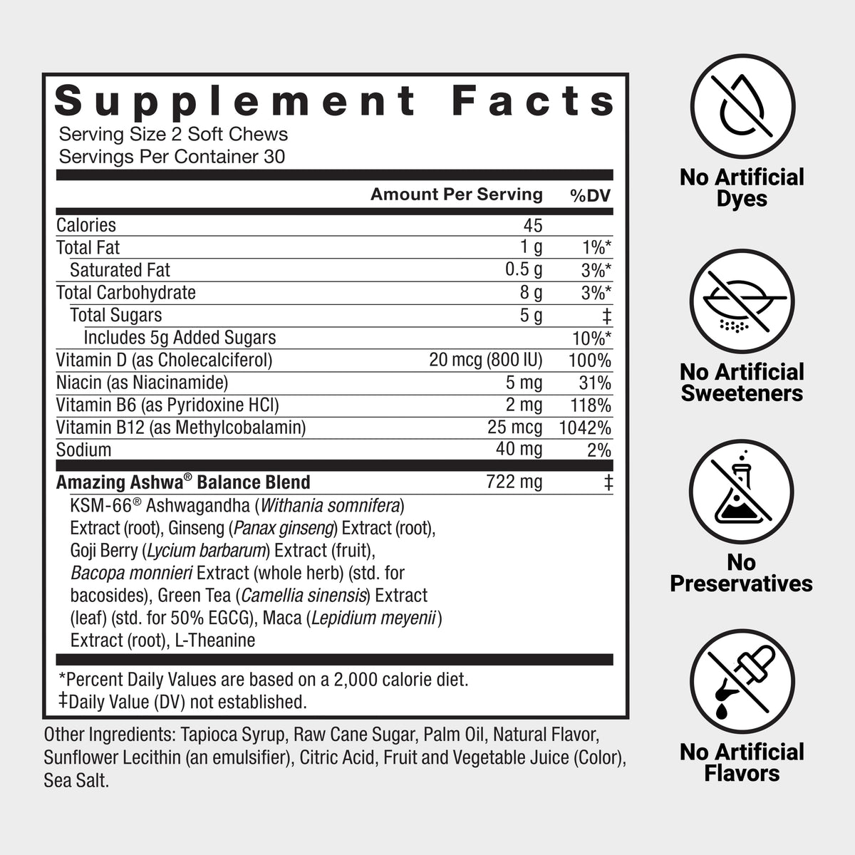 Force Factor Amazing Ashwa for Stress Relief, Memory, Focus, and Immune Support Health, Ashwaganda Supplement with KSM-66 Ashwagandha - OmniHealth US