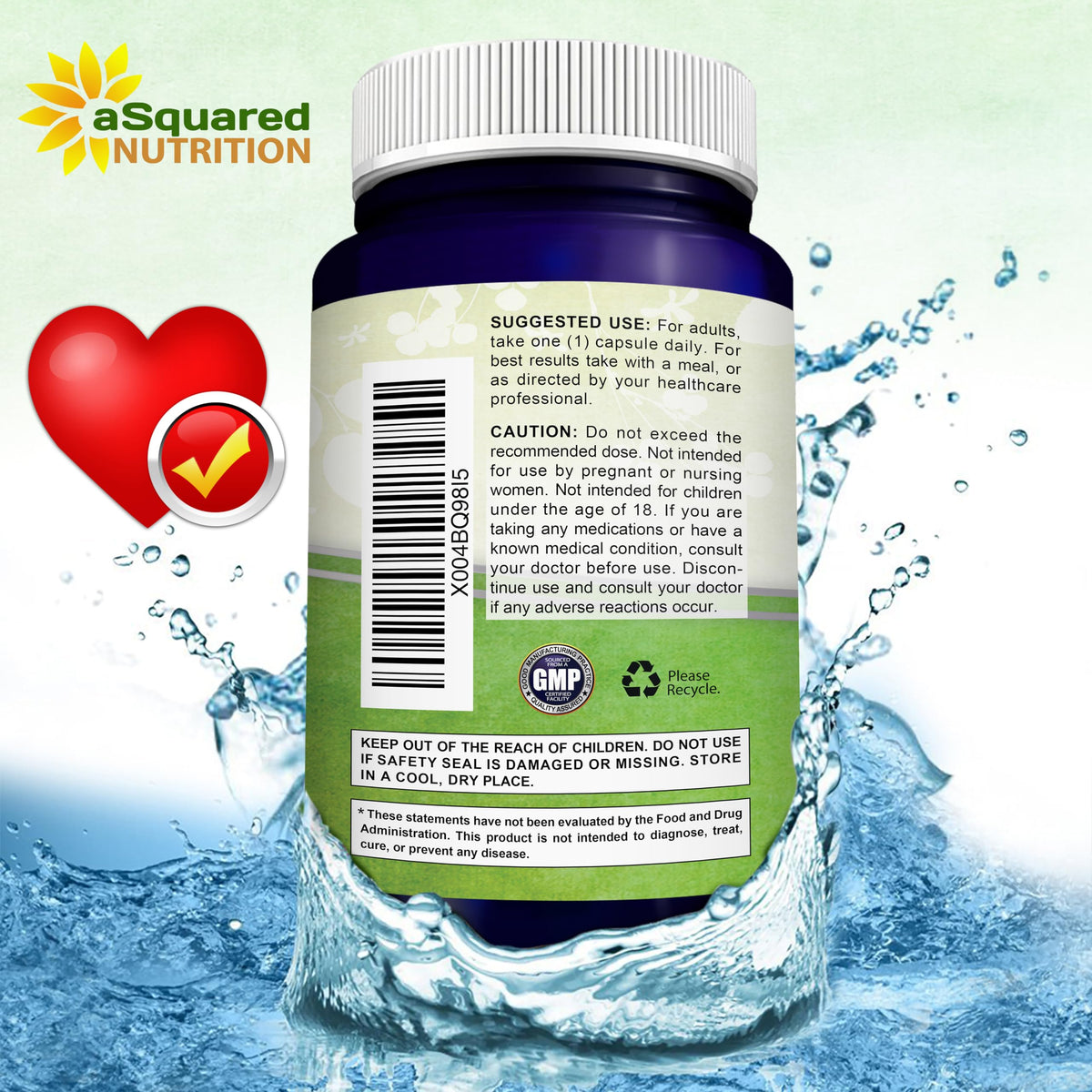 aSquared Nutrition CoQ10 (400mg Max Strength, 200 Capsules) - High Absorption Vegan Coenzyme Q10 Powder - Ubiquinone Supplement Pills, Extra Antioxidant CO Q-10 - OmniHealth US