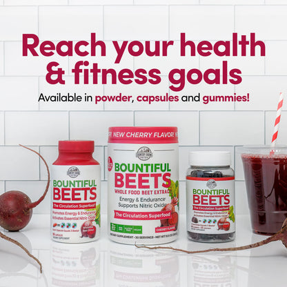 Country Farms Bountiful Beets, Wholefood Beet Extract Superfood, Helps Support Healthy Circulation and Promote Energy - OmniHealth US