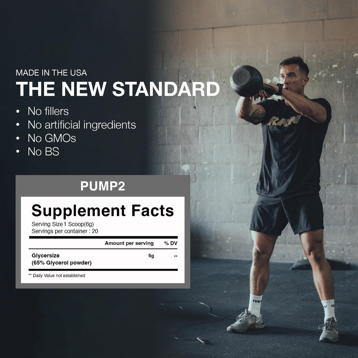 RAW Pump2 Pre Workout | Glycerol Pump Pre Workout Supplement, Pair Pump Supplement for Best Results Or Any Preworkout Powder | Enhanced Hydratio - OmniHealth US