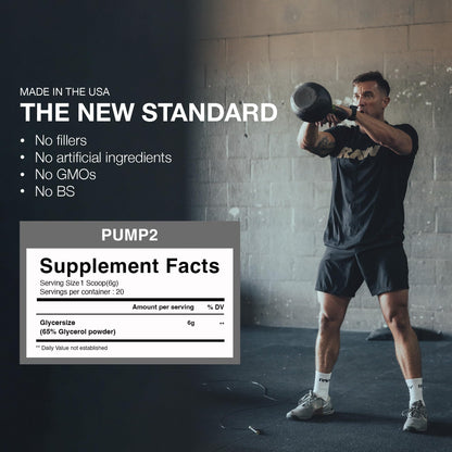 RAW Pump2 Pre Workout | Glycerol Pump Pre Workout Supplement, Pair Pump Supplement for Best Results Or Any Preworkout Powder | Enhanced Hydratio - OmniHealth US
