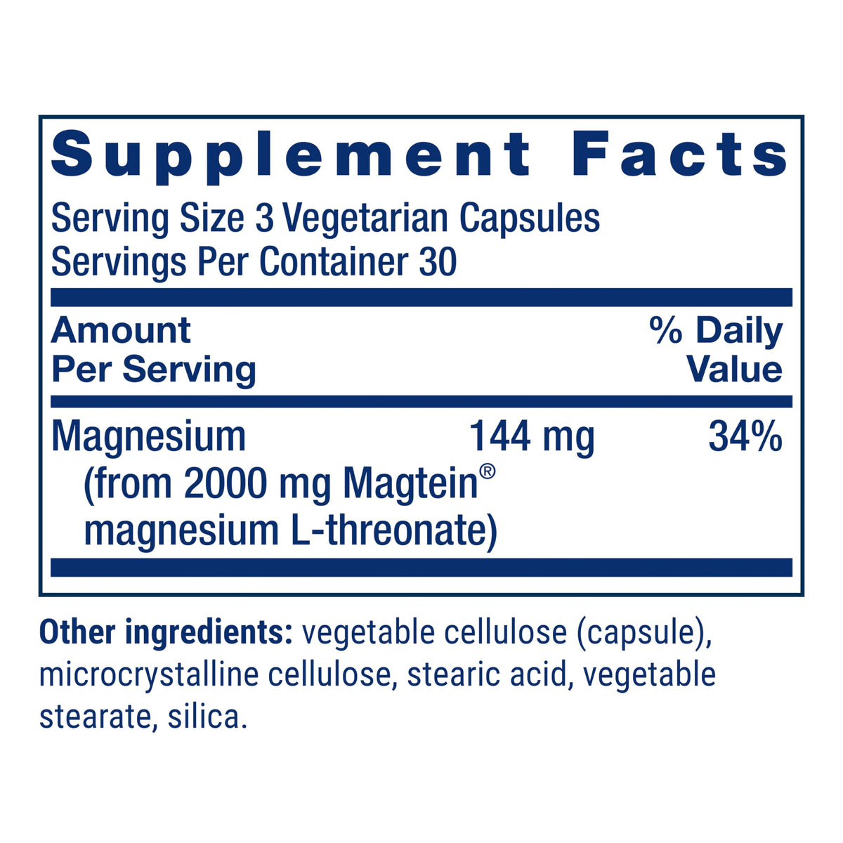 Life Extension Neuro-Mag Magnesium L-Threonate, Memory Health, Quick Thinking, Cognitive Health Support, Vegetarian, Non-GMO, 90 Vegetarian Capsules - OmniHealth US