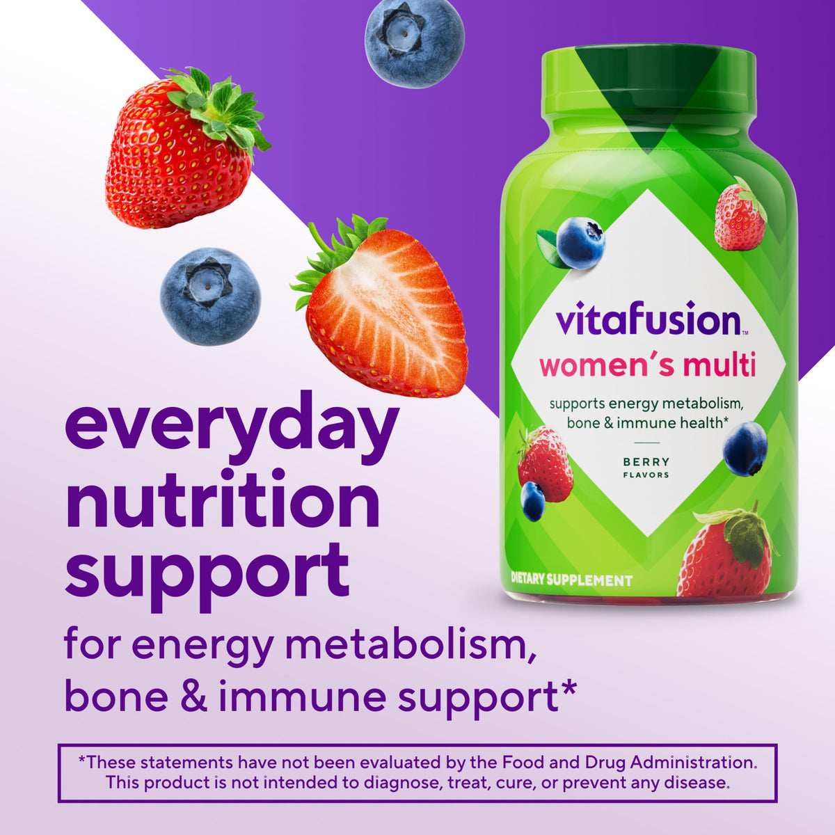Vitafusion Adult Gummy Vitamins for Women, 120 Count - OmniHealth US