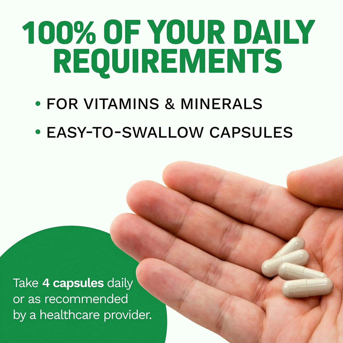 Herbtonics Whole Food Multivitamin for Men & Women – Vegan Multivitamin with Real Fruits & Veggies, Probiotics, CoQ10 Herbtonics