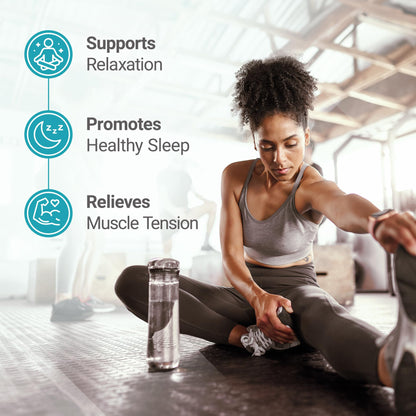 Nested Naturals Magnesium Glycinate Chelate - 200mg Chelated Magnesium Supplement for Muscle Cramps, Relaxation, & Sleep Support - 100% Albion TRACCS Buffered - OmniHealth US
