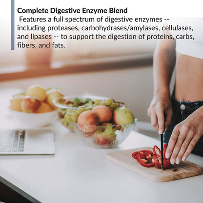 BioTrust AbsorbMax Broad Spectrum Digestive Enzyme Blend, Gluten Free, Non GMO, Digestive Support for Nutrient Digestion, Absorption and Periodic - OmniHealth US