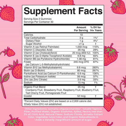MaryRuth's Multivitamin Gummies for Women (Strawberry) & Liquid Nighttime Multimineral (Pineapple) | Clean Label Project Verified MARYRUTH'S