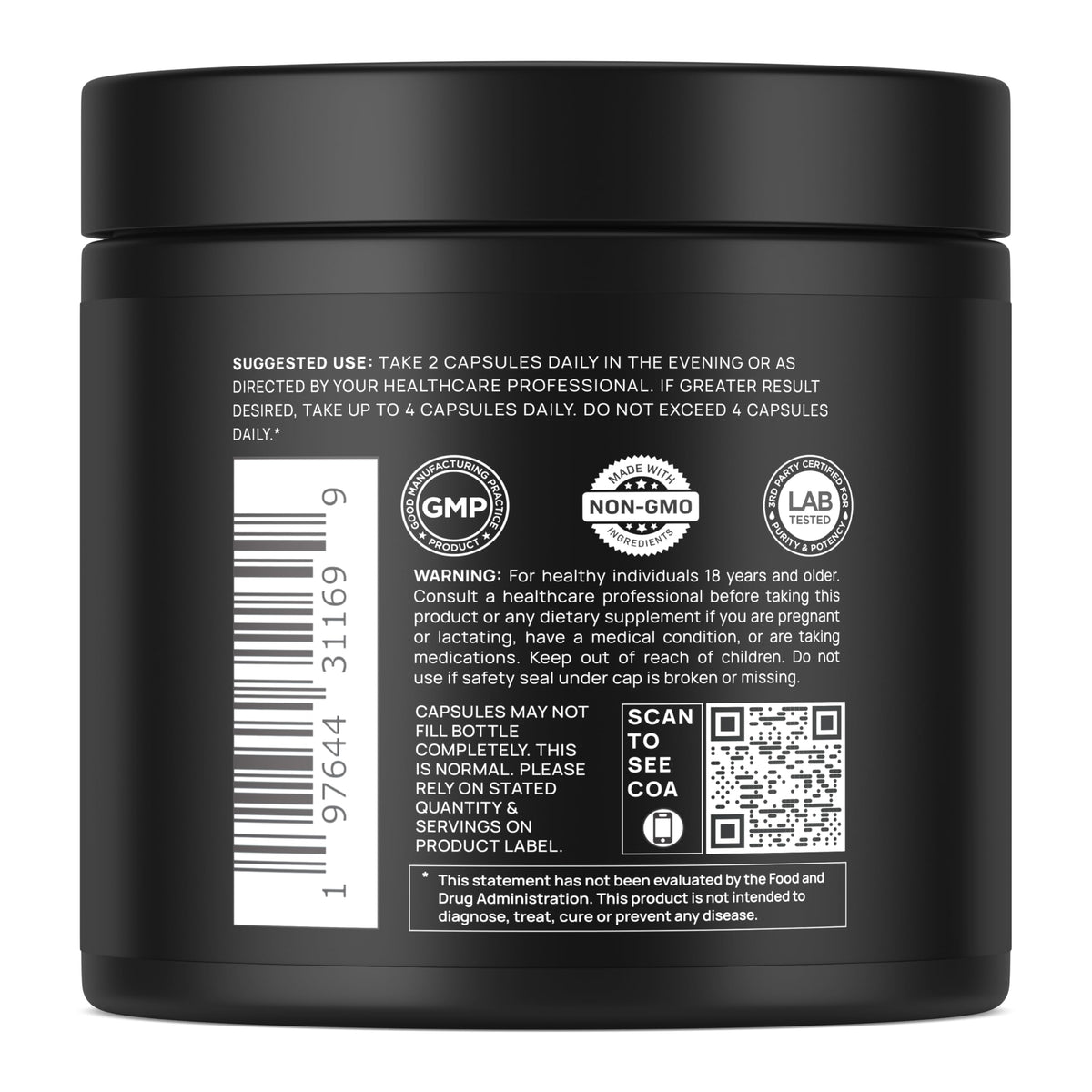 Triple Sleep Magnesium L-Threonate w. Apigenin, Theanine & Magtein Magnesium L Threonate - High Absorption Magnesium Supplement Capsules - OmniHealth US