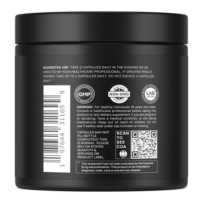 Triple Sleep Magnesium L-Threonate w. Apigenin, Theanine & Magtein Magnesium L Threonate - High Absorption Magnesium Supplement Capsules - OmniHealth US