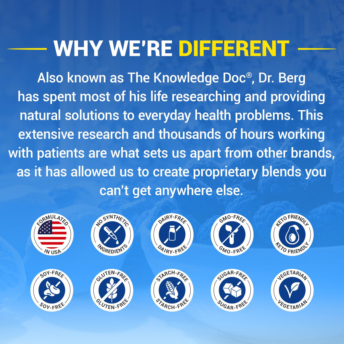 Dr. Berg Magnesium Glycinate Powder for Sleep, Relaxation, & Stress Relief - Now Includes Vitamin D3 & Zinc - Delicious Raspberry & Lemon Flavor (50 Servings) Magnesium Powder - Magnesium Drink Powder - OmniHealth US